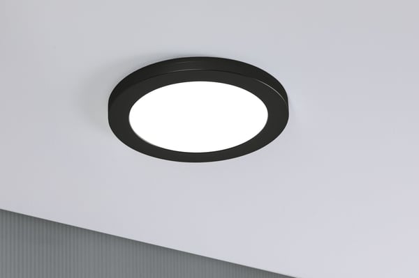 Paulmann Infälld LED panel 2in1 Cover-it rund 225 mm 16,5W 1200lm 4000K Svart