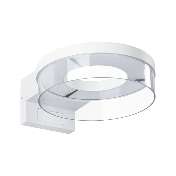 Paulmann LED vägglampa för utomhusbruk Capera IP44 231 mm 3000K 8W / 1,2W 700lm / 0lm 230V Vit Aluminium