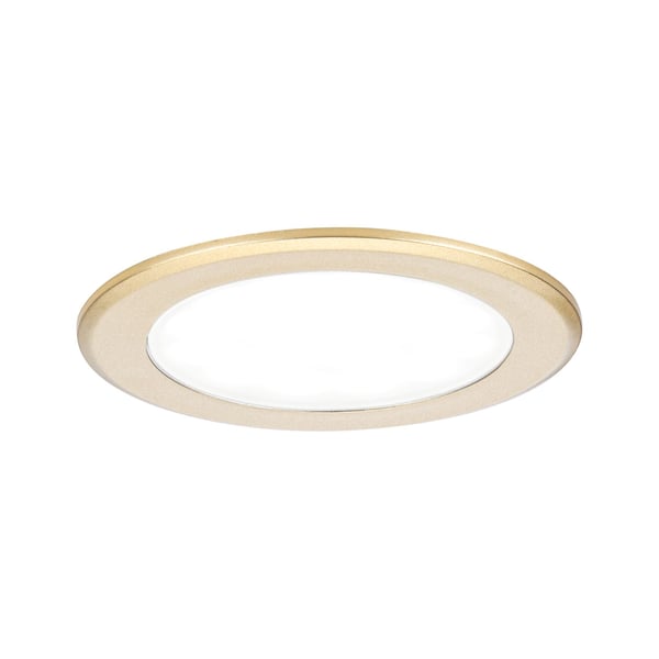 Paulmann LED infällda möbellampor rund 65 mm 3x2,5W 3x180lm 230/12V 4000K Guld matt