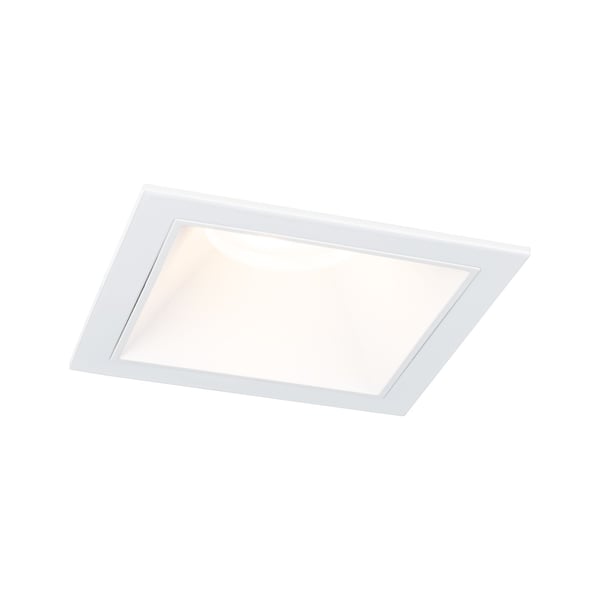 Paulmann Infälld LED lampa 3-Step-Dim Cole Coin IP44 vinkelformad 88x88 mm Coin 6W 470lm 230V dimbar 2700K Vit