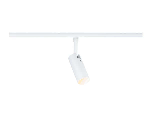 Paulmann URail Spotlight för strömskenor Tubo Enstaka spot 320lm 4W White Select 230V Signal vit