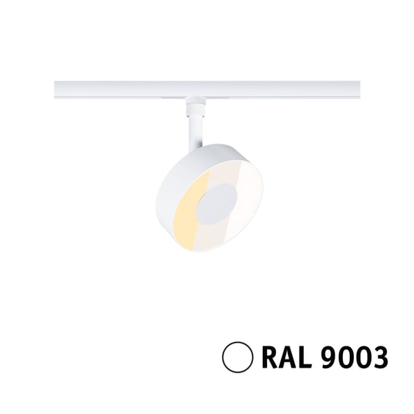 Paulmann URail Spotlight för strömskenor Circle 250lm 5W White Select dimbar 230V Signal vit