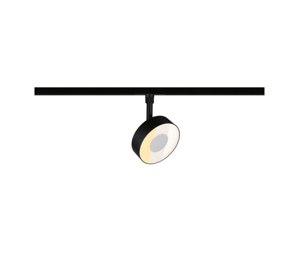 Paulmann URail Spotlight för strömskenor Circle 160lm 5W White Select dimbar 230V Svart matt