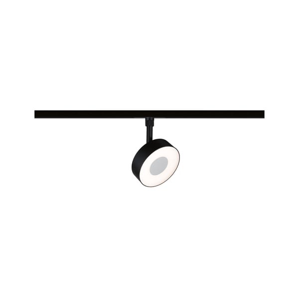 Paulmann URail Spotlight för strömskenor 3-Step-Dim Circle 180lm 5W White Select dimbar 230V Svart matt