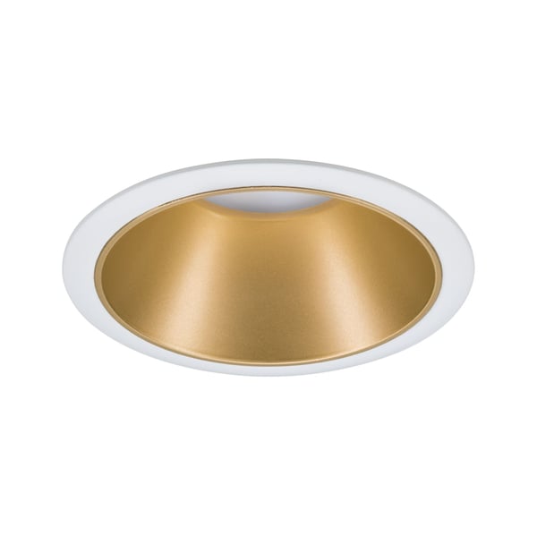 Paulmann Infälld armatur Cole rund 88 mm GU10 max. 10W 230V dimbar Vit, Guld matt