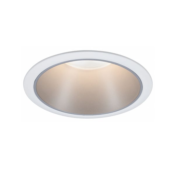 Paulmann Infälld armatur Cole rund 88 mm GU10 max. 10W 230V dimbar Vit, Silver
