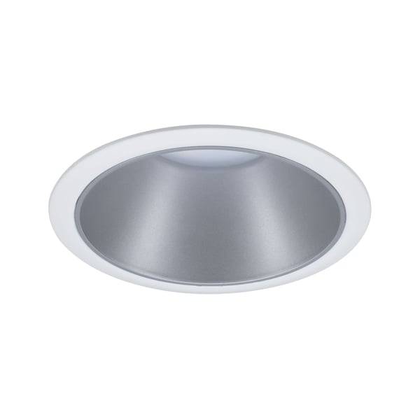 Paulmann Infälld armatur Cole rund 88 mm GU10 max. 10W 230V dimbar Vit, Silver