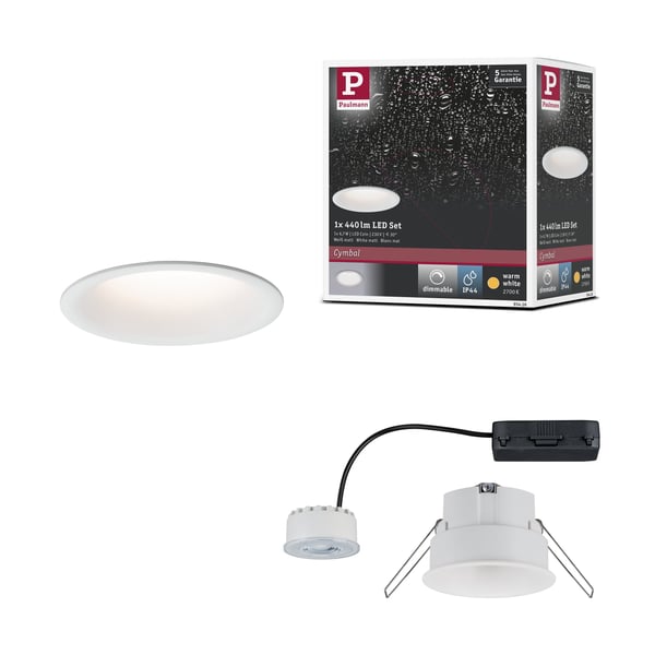 Paulmann Infälld LED lampa Cymbal Coin