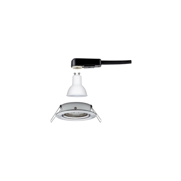 Paulmann Infälld LED lampa Nova rund 84 mm 50° GU10 6,5W 460lm 230V 2700K Järn borstat