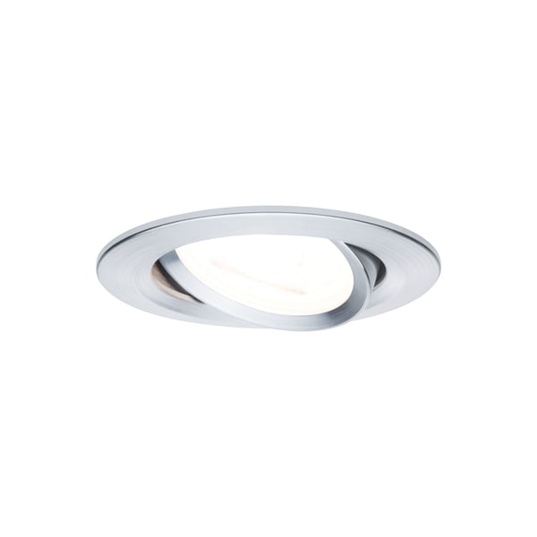 Paulmann Infälld LED lampa Nova rund 84 mm 50° GU10 3x6,5W 3x460lm 230V 2700K Aluminium vriden
