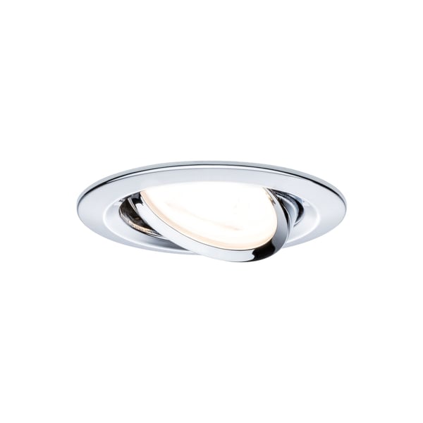Paulmann Infälld LED lampa Nova rund 84 mm 50° GU10 3x6,5W 3x460lm 230V 2700K Krom