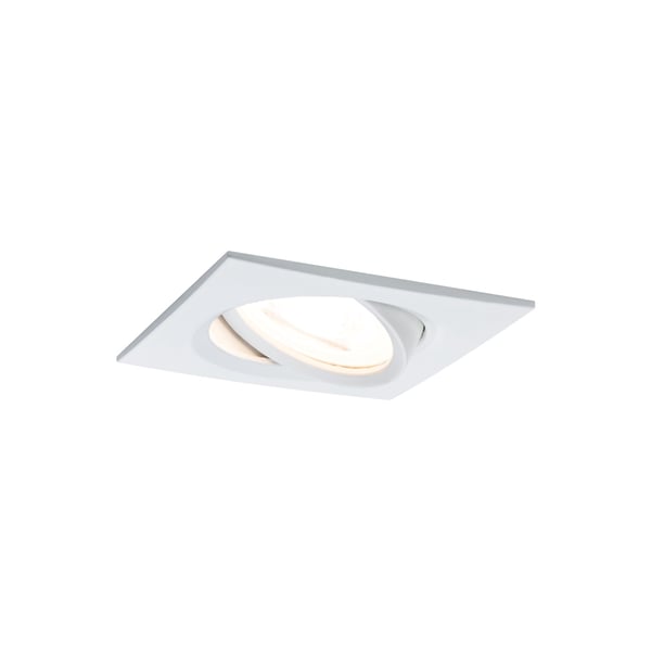 Paulmann Infälld LED lampa Nova vinkelformad 84x84 mm 50° GU10 3x6,5W 3x460lm 230V 2700K Vit matt
