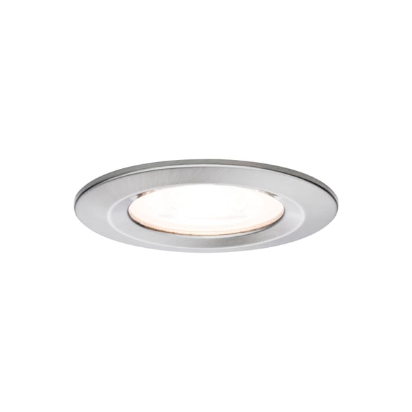 Paulmann Infälld LED lampa Nova IP44 rund 78 mm GU10 3x6,5W 3x460lm 230V 2700K Järn borstat