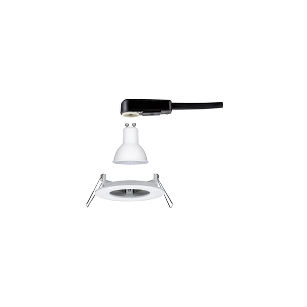 Paulmann Infälld LED lampa Nova IP44 rund 78 mm GU10 6,5W 460lm 230V 2700K Vit matt