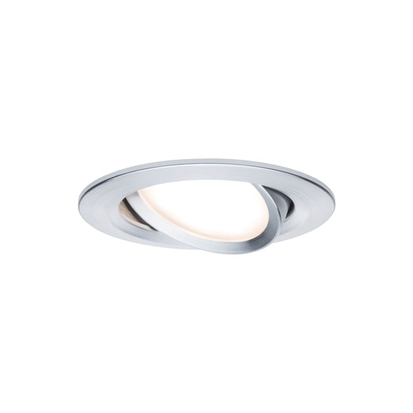 Paulmann Infälld LED lampa Nova Coin rund 84 mm 50° Coin 3x6W 3x470lm 230V 2700K Aluminium vriden
