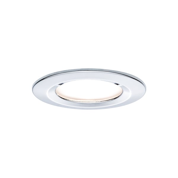 Paulmann Infälld LED lampa Nova Coin IP44 rund 78 mm Coin 3x6W 3x470lm 230V 2700K Krom