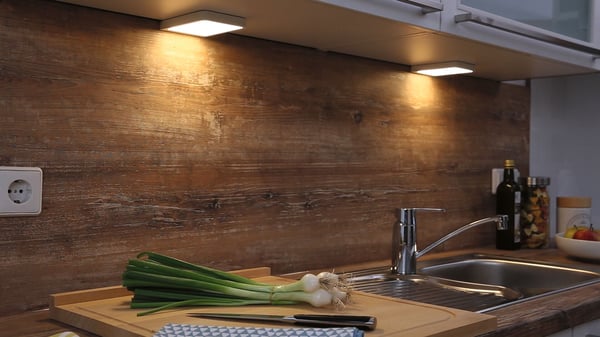 Paulmann LED lampa under skåp Vane 2x8W 105x140 mm 2x430lm 230/12V vinkelformad Vit matt