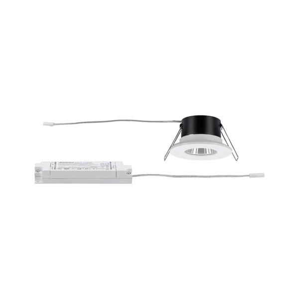 Paulmann Infälld LED lampa Calla IP65 rund 80 mm 7W 370lm 230V 4000K Vit matt