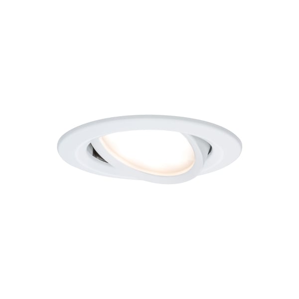 Paulmann Infälld LED lampa Nova Plus Coin IP65 rund 93 mm 30° Coin 3x6W 3x470lm 230V dimbar 2700K Vit matt