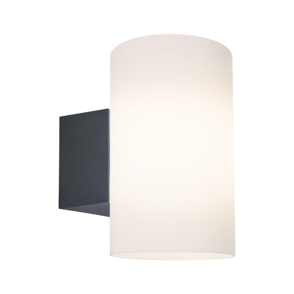 Paulmann Vägglampa för utomhusbruk Tube IP54 cylindrisk 120x200 mm max. 15W 230V Antracit Plast
