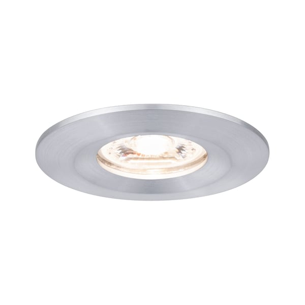 Paulmann Infälld LED lampa Nova Mini Coin IP44 rund 65 mm Coin 4W 310lm 230V 2700K Aluminium vriden