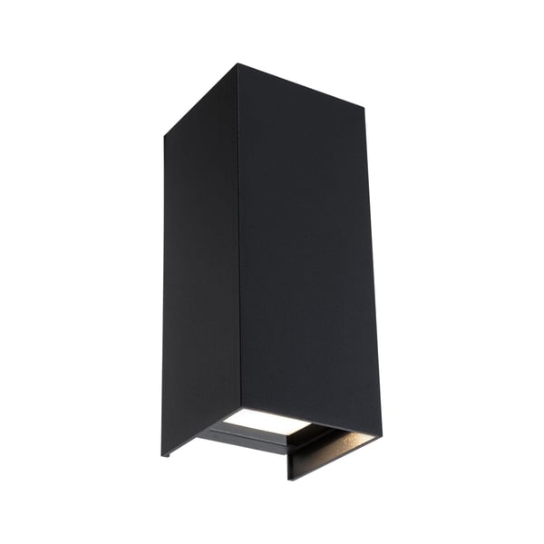 Paulmann LED vägglampa Flame IP44 vinkelformad 65x155 mm 3000K 2x2,8W 2x290lm 230V 105° Antracit Aluminium