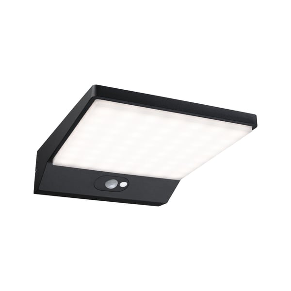 Paulmann LED vägglampa för utomhusbruk Ronea IP44 180x250 mm 3000K 10,5W 680lm 230V Mörkgrå Aluminium