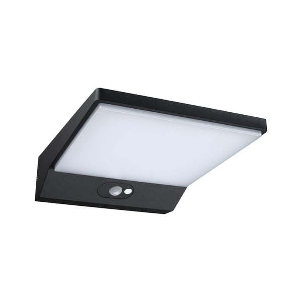 Paulmann LED vägglampa för utomhusbruk Ronea IP44 180x250 mm 3000K 10,5W 680lm 230V Mörkgrå Aluminium