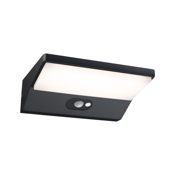 Paulmann LED vägglampa för utomhusbruk Ronea IP44 180x150 mm 3000K 7,4W 400lm 230V Mörkgrå Aluminium