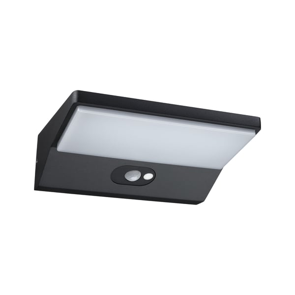 Paulmann LED vägglampa för utomhusbruk Ronea IP44 180x150 mm 3000K 7,4W 400lm 230V Mörkgrå Aluminium