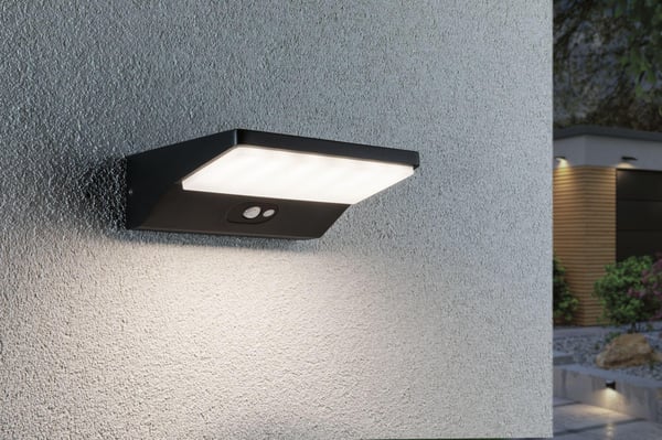 Paulmann LED vägglampa för utomhusbruk Ronea IP44 180x150 mm 3000K 7,4W 400lm 230V Mörkgrå Aluminium