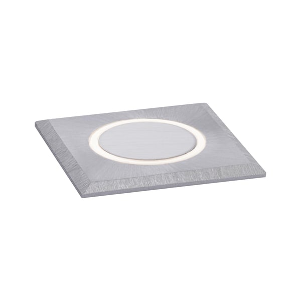 Paulmann House LED infälld golvlampa Varmvit IP67 vinkelformad 50x82 mm 3000K 2W 20lm 230V Rostfritt stål borstat Rostfritt stål, Plast