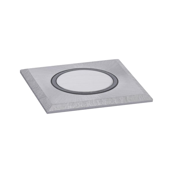 Paulmann House LED infälld golvlampa Varmvit IP67 vinkelformad 50x82 mm 3000K 2W 20lm 230V Rostfritt stål borstat Rostfritt stål, Plast