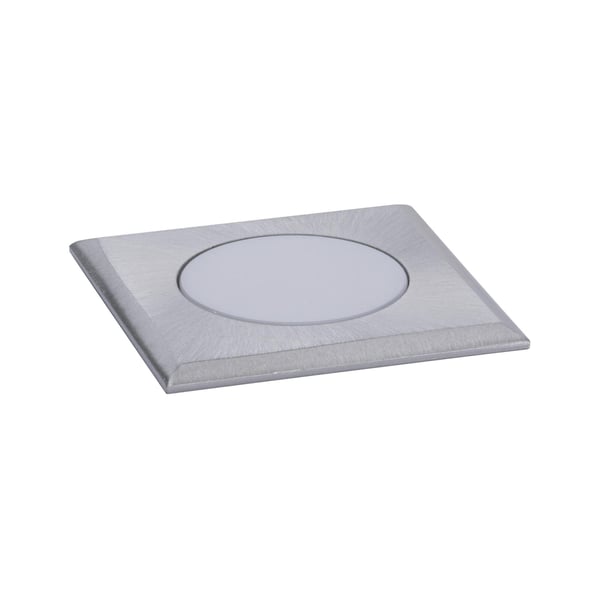 Paulmann House LED infälld golvlampa Varmvit IP67 vinkelformad 50x82 mm 3000K 2W 60lm 230V Rostfritt stål borstat Rostfritt stål, Plast