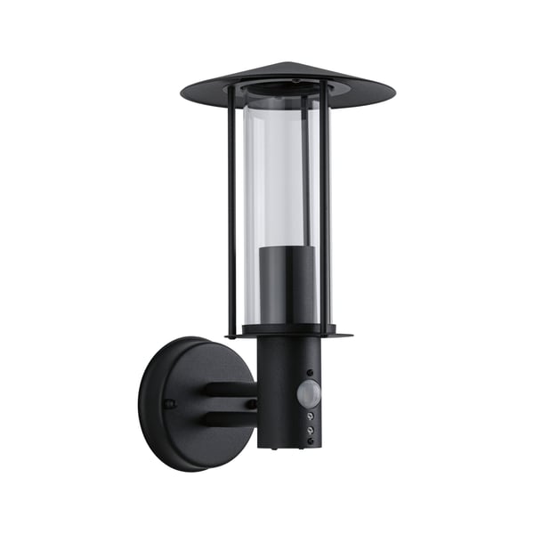 Paulmann Vägglampa för utomhusbruk Classic IP44 173 mm max. 15W 230V Mörkgrå Metall, Glas