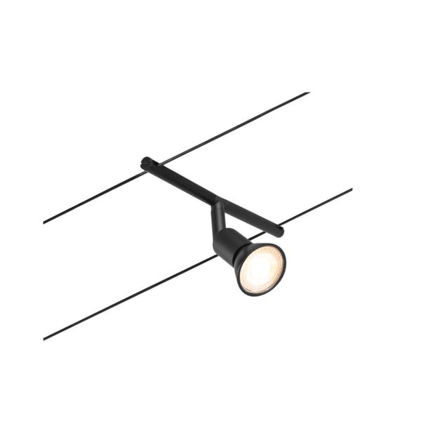 Paulmann CorDuo Kabelsystem Salt GU5,3 max. 10W 12V Svart matt, Krom