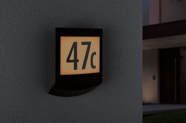 Paulmann LED vägglampa för utomhusbruk Smart Home Zigbee 3.0 Padea Skymningssensor IP44 198x252 mm Tunable Warm 8,2W 550lm 230V Antracit Plast