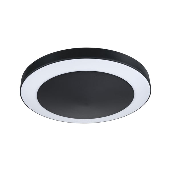 Paulmann LED taklampa Circula Skymningssensor Skymningsstyrd rörelsedetektor (IR) Havsvattentålig IP44 rund 320 mm 3000K 14W 880lm 230V Antracit Plast