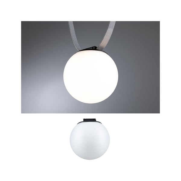 Paulmann ULine LED pendel Ball 795lm 8W 150 mm 3000K Svart