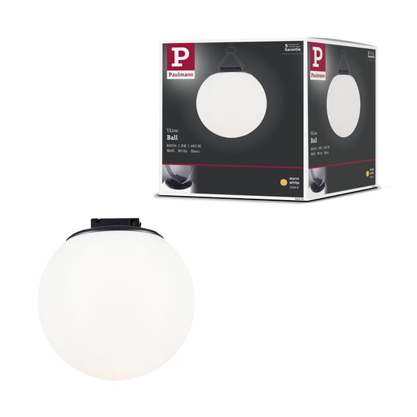 Paulmann ULine LED pendel Ball 795lm 8W 150 mm 3000K Svart Paulmann ULine LED pendel Ball 795lm 8W 150 mm 3000K Svart