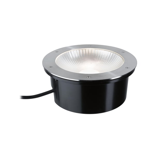 Paulmann LED infälld golvlampa Durea IP67 rund 273 mm 3000K 15W 1040lm 230V Rostfritt stål Metall