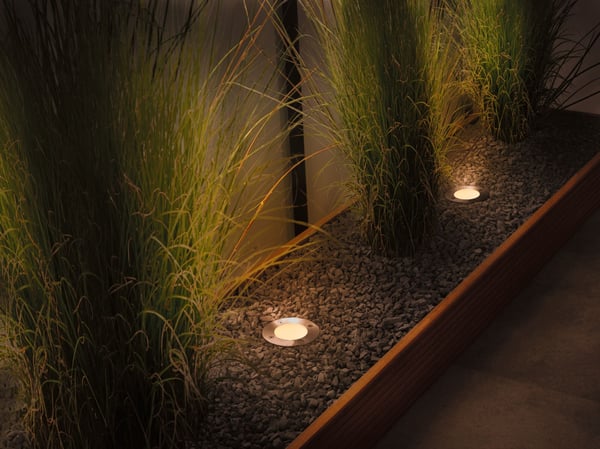 Paulmann LED infälld golvlampa Floor Insektsvänlig IP65 cylindrisk 110 mm 2200K 4,3W 320lm 230V Rostfritt stål borstat Rostfritt stål, Plast