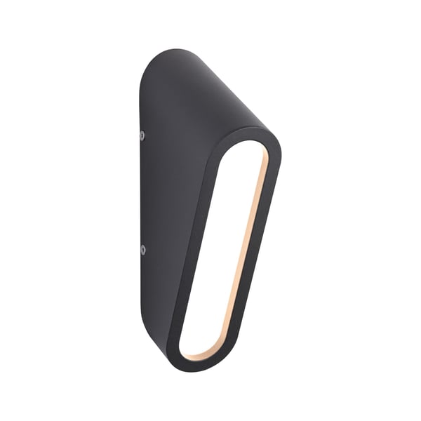 Paulmann LED vägglampa för utomhusbruk Cliff Havsvattentålig IP44 64x242 mm 3000K 9,5W 300lm 230V Antracit Aluminium