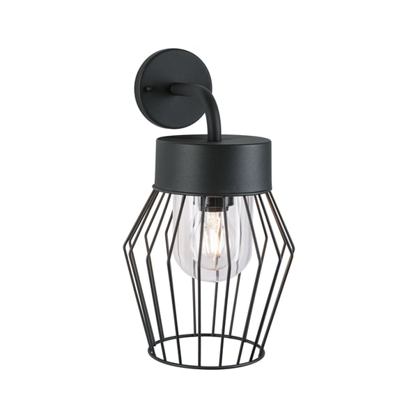 Paulmann Vägglampa för utomhusbruk Lanka Havsvattentålig IP44 205x360 mm max. 40W 230V Antracit Aluminium