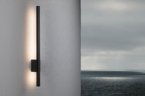 Paulmann LED vägglampa för utomhusbruk Stan havsvattenbeständig IP44 800 mm 3000K 11,5W 300lm 230V Antracit Aluminium
