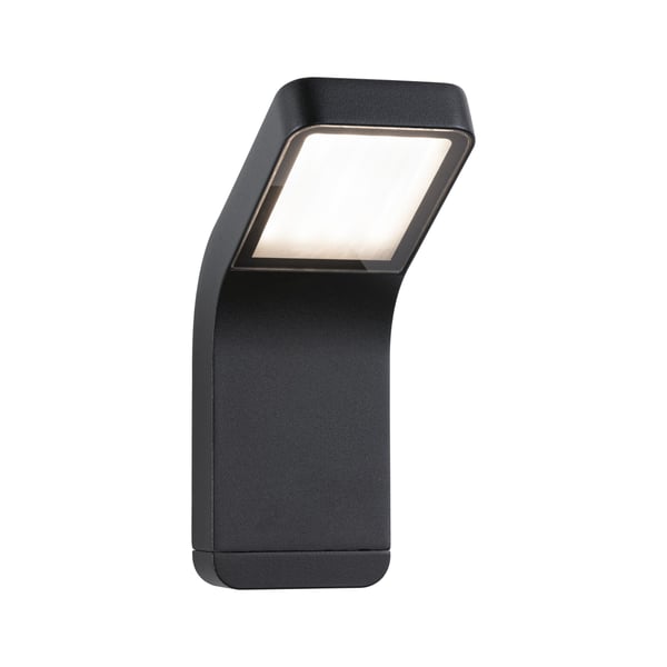 Paulmann LED vägglampa för utomhusbruk Kulma havsvattenbeständig IP44 90x230 mm 3000K 7,5W 520lm 230V Antracit Aluminium