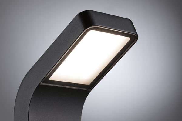 Paulmann LED pollare Kulma Skymningsstyrd rörelsedetektor (IR) havsvattenbeständig IP44 500 mm 3000K 7,5W 500lm 230V Antracit Aluminium