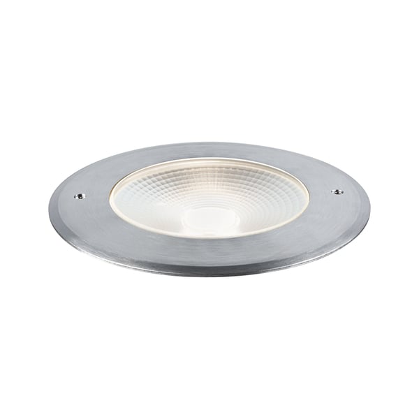 Paulmann LED infälld golvlampa Vanea havsvattenbeständig IP67 rund 160 mm 3000K 15,5W 800lm 230V Aluminium Aluminium