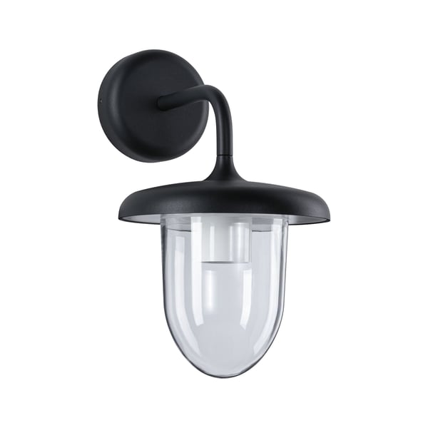 Paulmann Vägglampa för utomhusbruk Vintario Havsvattentålig IP44 rund 180x305 mm max. 20W 230V Antracit Aluminium, Plast