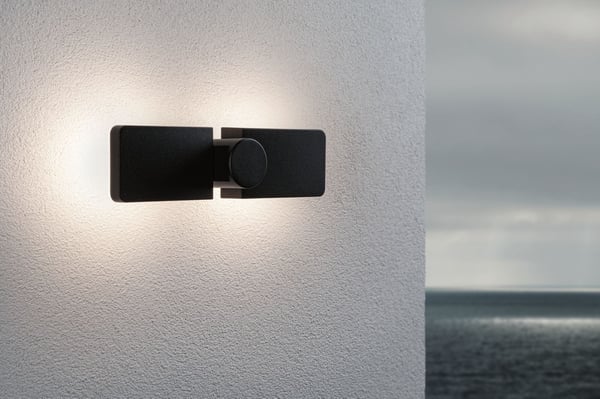 Paulmann LED vägglampa för utomhusbruk Pekana IP44 300x130 mm 3000K 2x6W 2x480lm 230V Antracit Aluminium